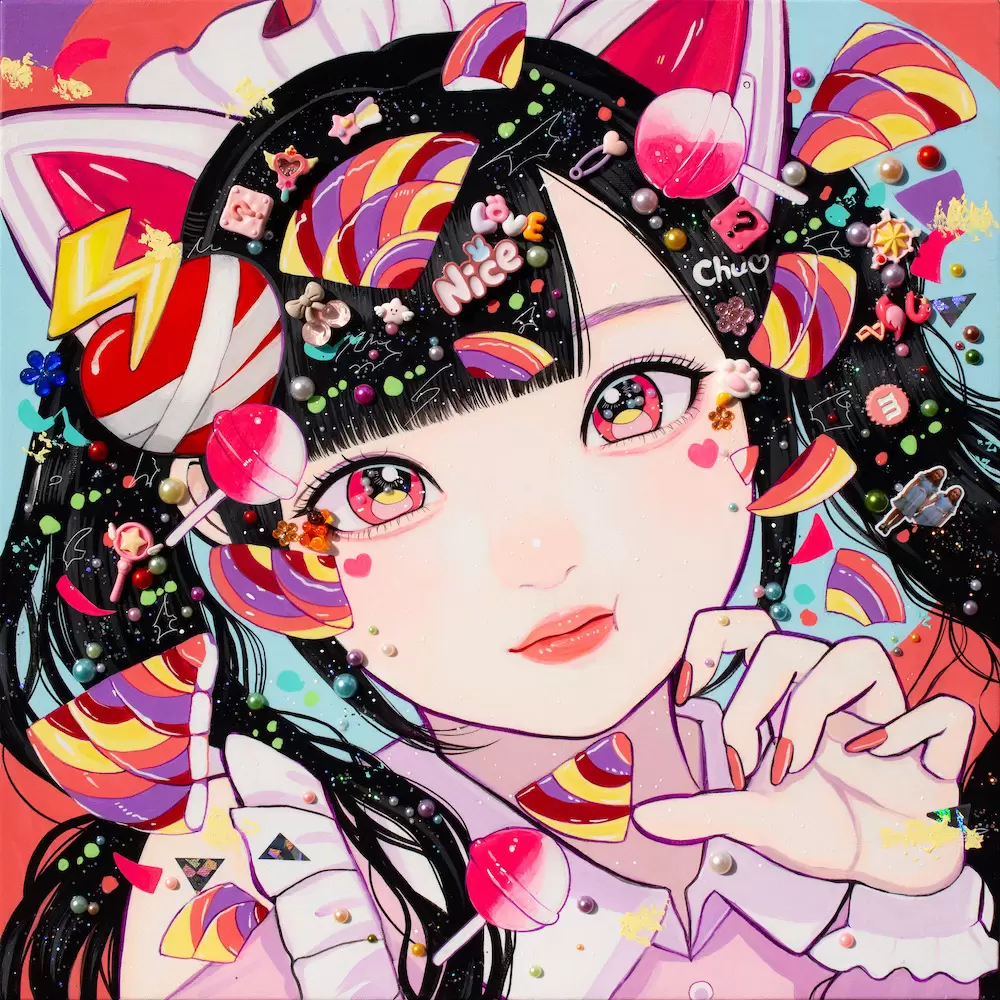 巽千沙都的Darling♡pink | 當代藝術在線藝術商店| ArtSticker