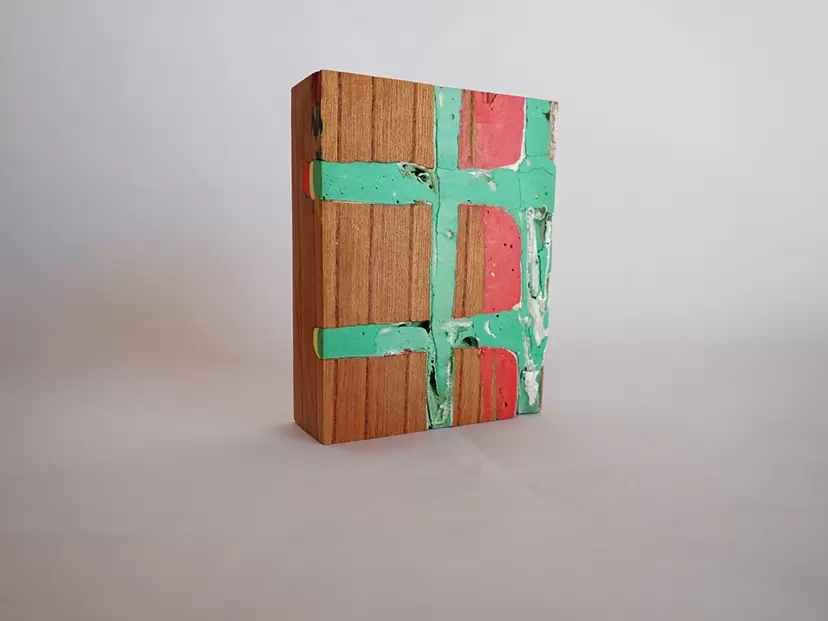 ミクストメディア作品「沈黙の風景  Ｎｏ．759902」土屋公雄 ミクストメディア作品「沈黙の風景 No．759902」土屋公雄