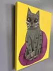 ODDEYES,RUSSIAN BLUE TIGER CAT