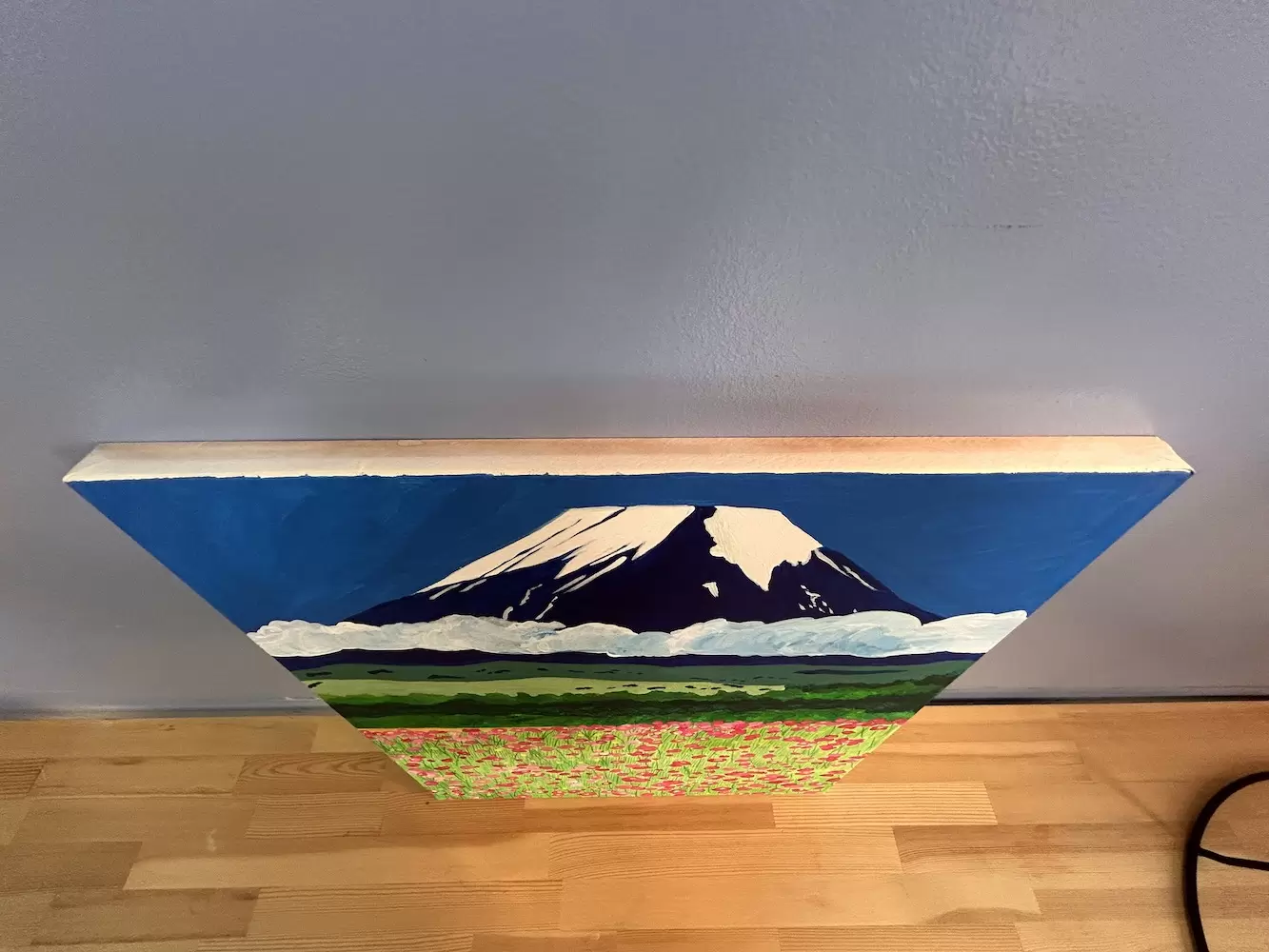 富士山とコスモス by 鈴木 靖葉 | 現代アートの販売・通販 | ArtSticker
